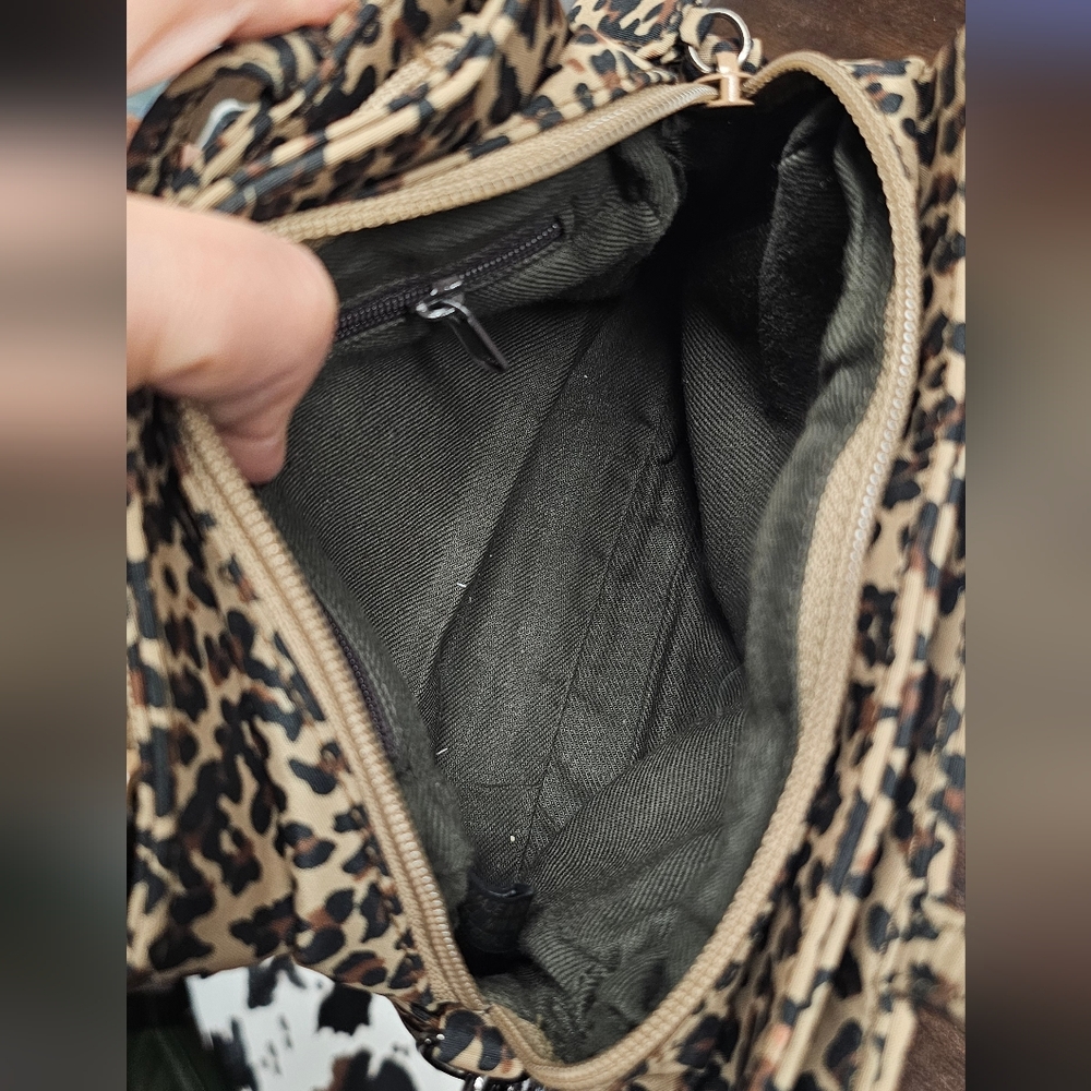 Leopard Print Mini Handbag - Picture 7 of 8